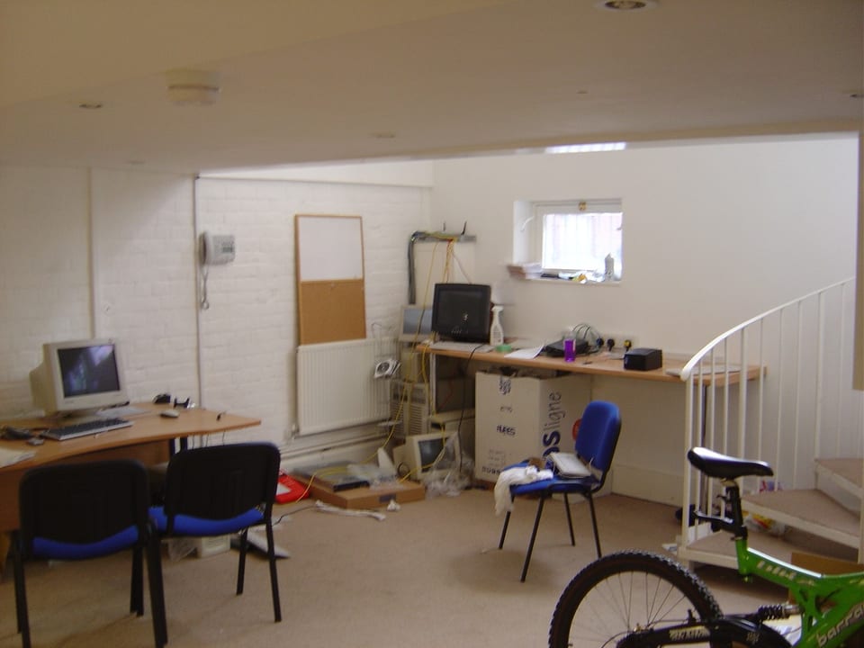 Our first 'server room' (2003)