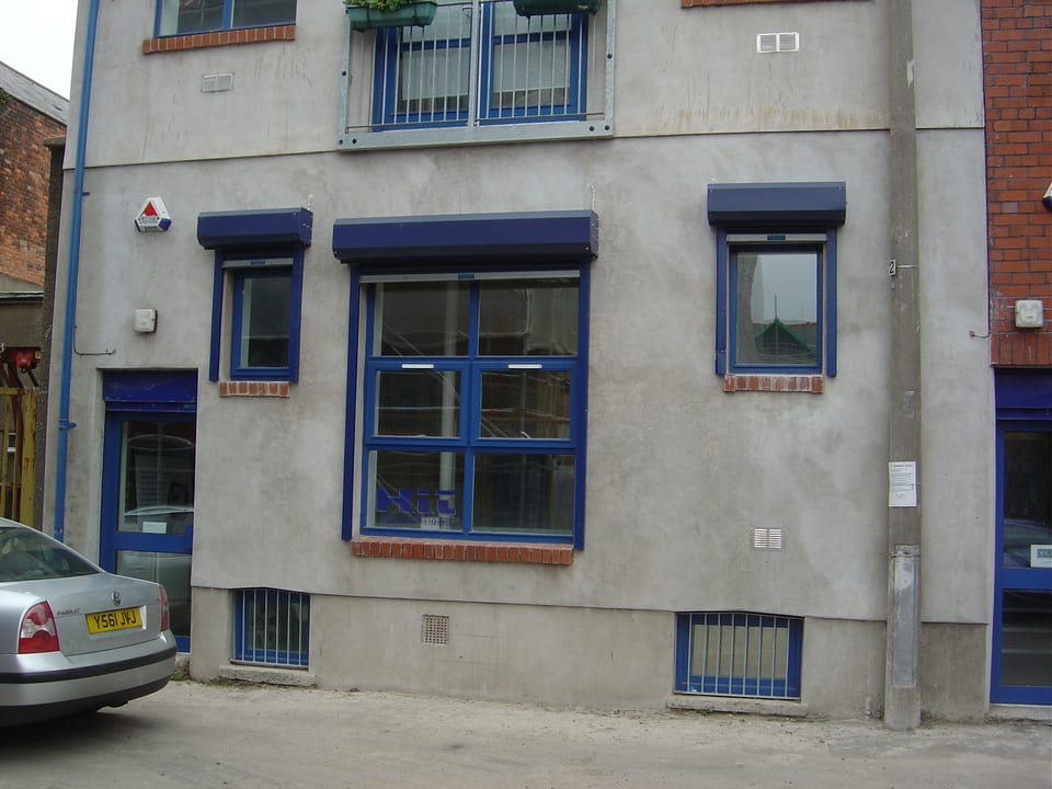Our first office! Cardiff Bay, 2003