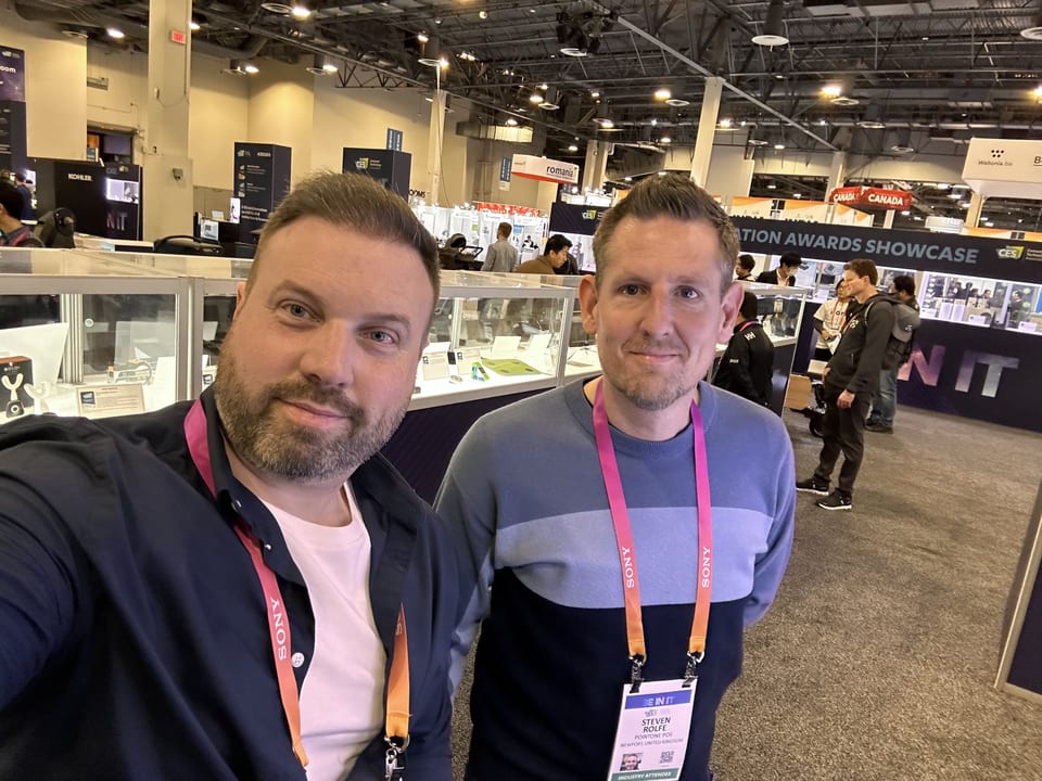 With Steve at CES in Las Vegas